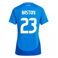 Italia Alessandro Bastoni #23 Hjemmedrakt Dame EM 2024 Kortermet
